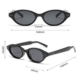 Load image into Gallery viewer, Polarized oval sunglasses for sun protection and blue light protection