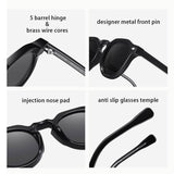 Load image into Gallery viewer, Vintage Round Polarized Sunglasses for Women Men Trendy Shades Retro Circle Sun Glasses