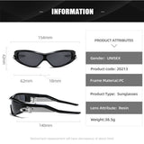Load image into Gallery viewer, New Y2K futuristic polarized sports sunglasses – super cool for street style