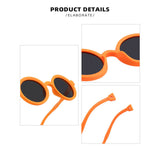 Load image into Gallery viewer, Round children&#39;s polarized fashion sunglasses with UV protection, soft silicone.
