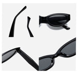 Load image into Gallery viewer, Retro cat-eye sunglasses for women, trendy, small face, fashionable, and high-end street style sunglasses