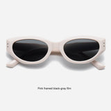 Load image into Gallery viewer, Retro cat-eye sunglasses for women, trendy, small face, fashionable, and high-end street style sunglasses