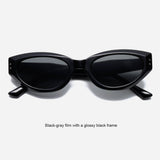 Load image into Gallery viewer, Retro cat-eye sunglasses for women, trendy, small face, fashionable, and high-end street style sunglasses