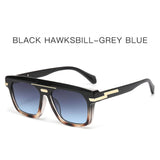 Load image into Gallery viewer, Trendy square frame sunglasses for men, high-end glasses, sun visors for men