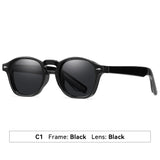 Load image into Gallery viewer, Polarized sunglasses, high-end style, retro square/round frame, UV protection.