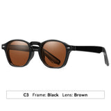 Load image into Gallery viewer, Polarized sunglasses, high-end style, retro square/round frame, UV protection.