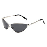 Load image into Gallery viewer, Polarized metal cat-eye sunglasses with spring hinges - retro sunglasses