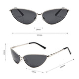 Load image into Gallery viewer, Polarized metal cat-eye sunglasses with spring hinges - retro sunglasses