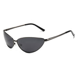 Load image into Gallery viewer, Polarized metal cat-eye sunglasses with spring hinges - retro sunglasses
